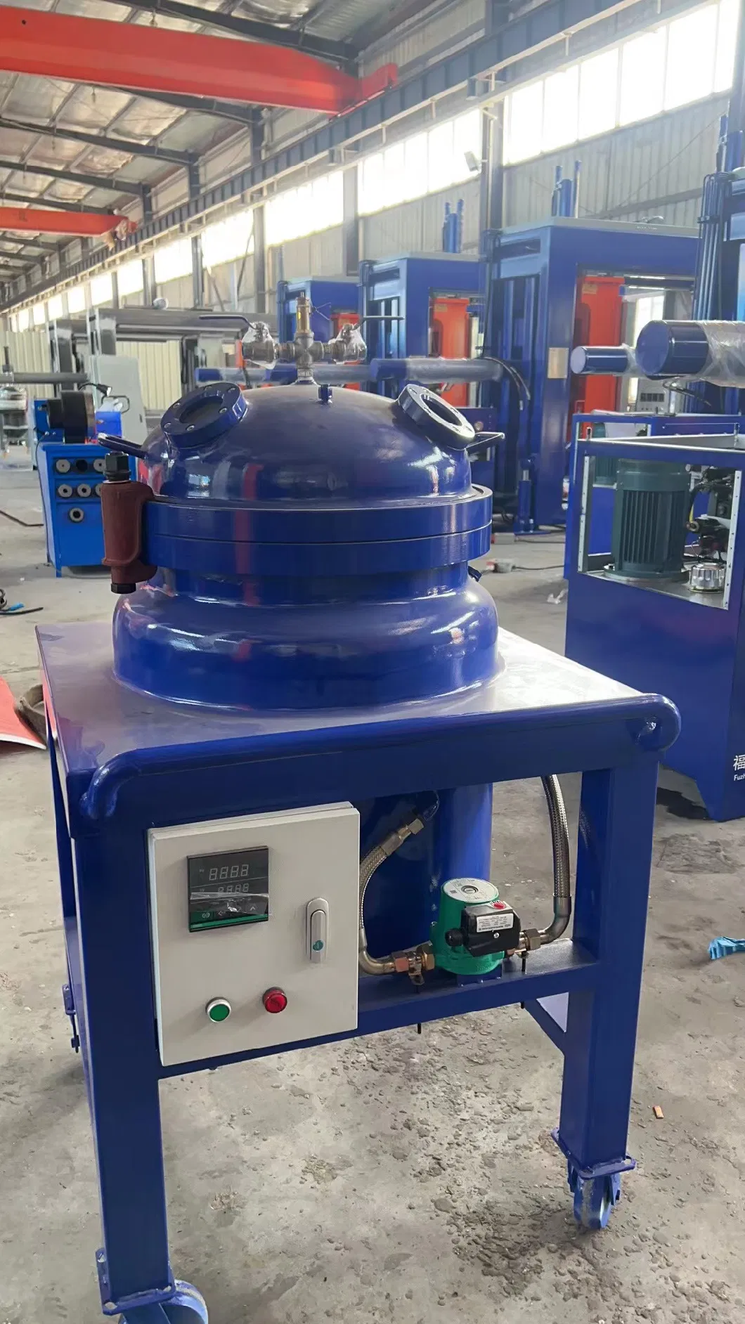 5300KG-9200KG エポキシ樹脂機 250X1650mm クランププレート ストローク 状態良好 0