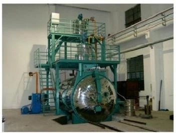 電子測定 真空圧力鋳造工場 1
