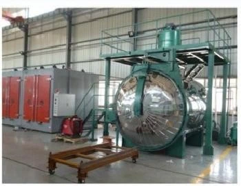 電子測定 真空圧力鋳造工場 2